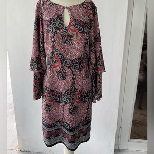 Nanette Lepore multicolor metallic dress size 4